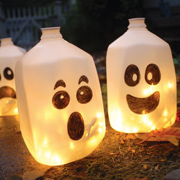 Craft Ideas Gallon Milk Jugs on Making Lanterns From Milk Jugs    Esquimalt Lantern Festival